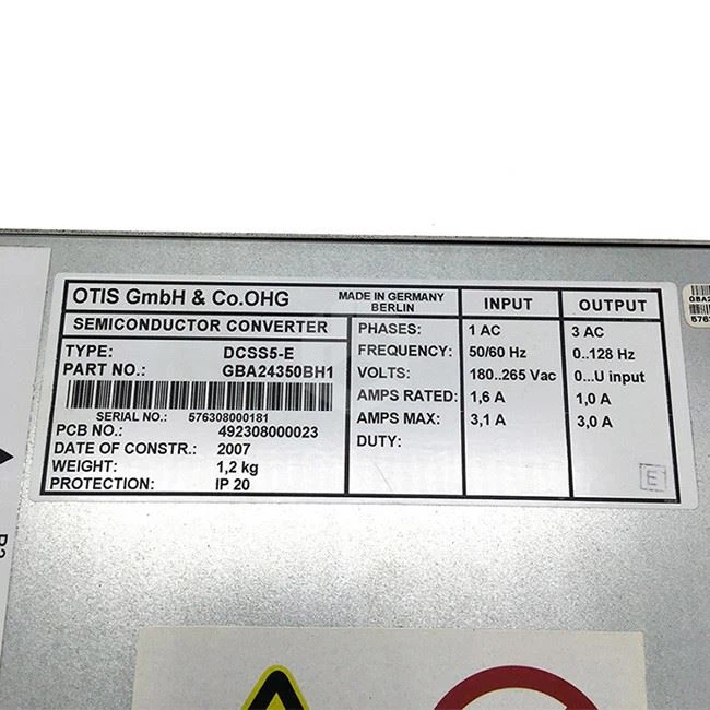 OTIS Elevator Door Drive GJA24350BD11